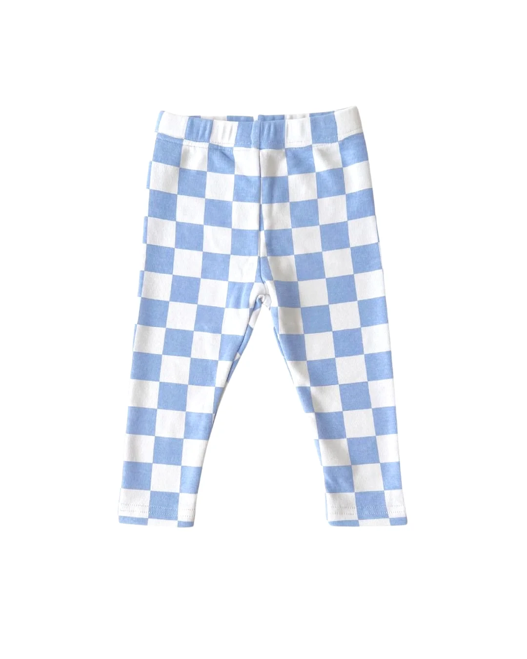 Checkered Leggings | Blue