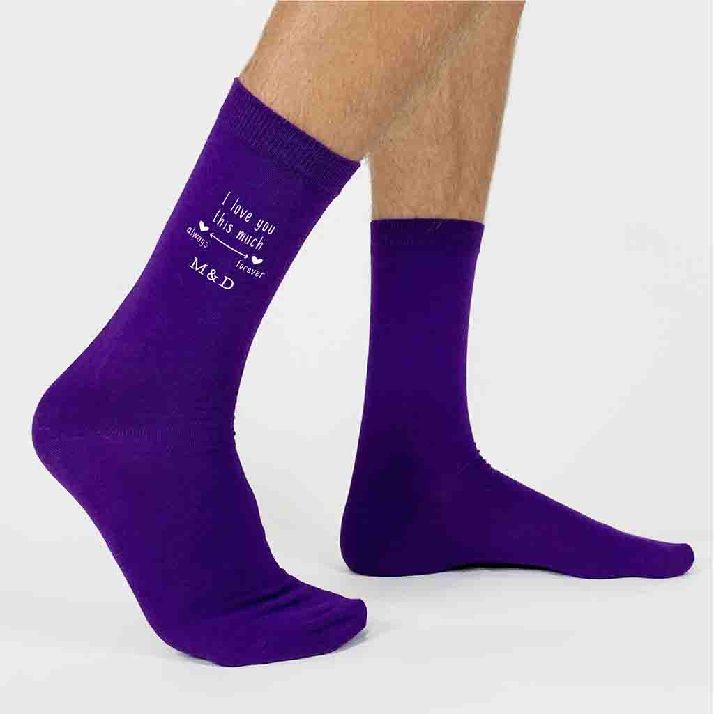 Cotton Socks for a 2nd Wedding Anniversary Gift for Him