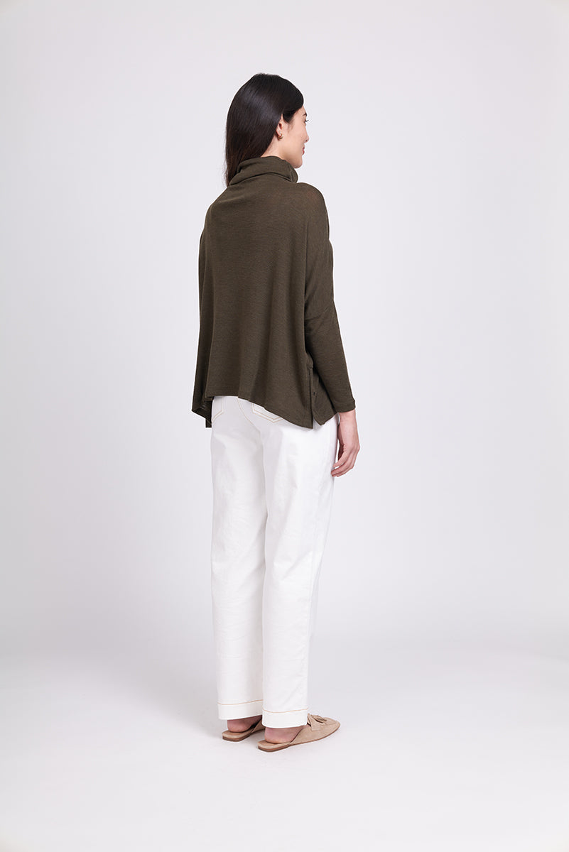 Foil - Pop It on Top - Merino Sweater - Khaki Marle