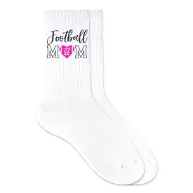 Football Mom- Personalized Football Fan Socks