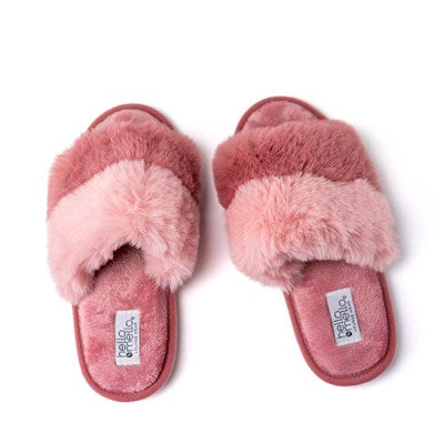 Hello Mello Cotton Candy Puff Slippers