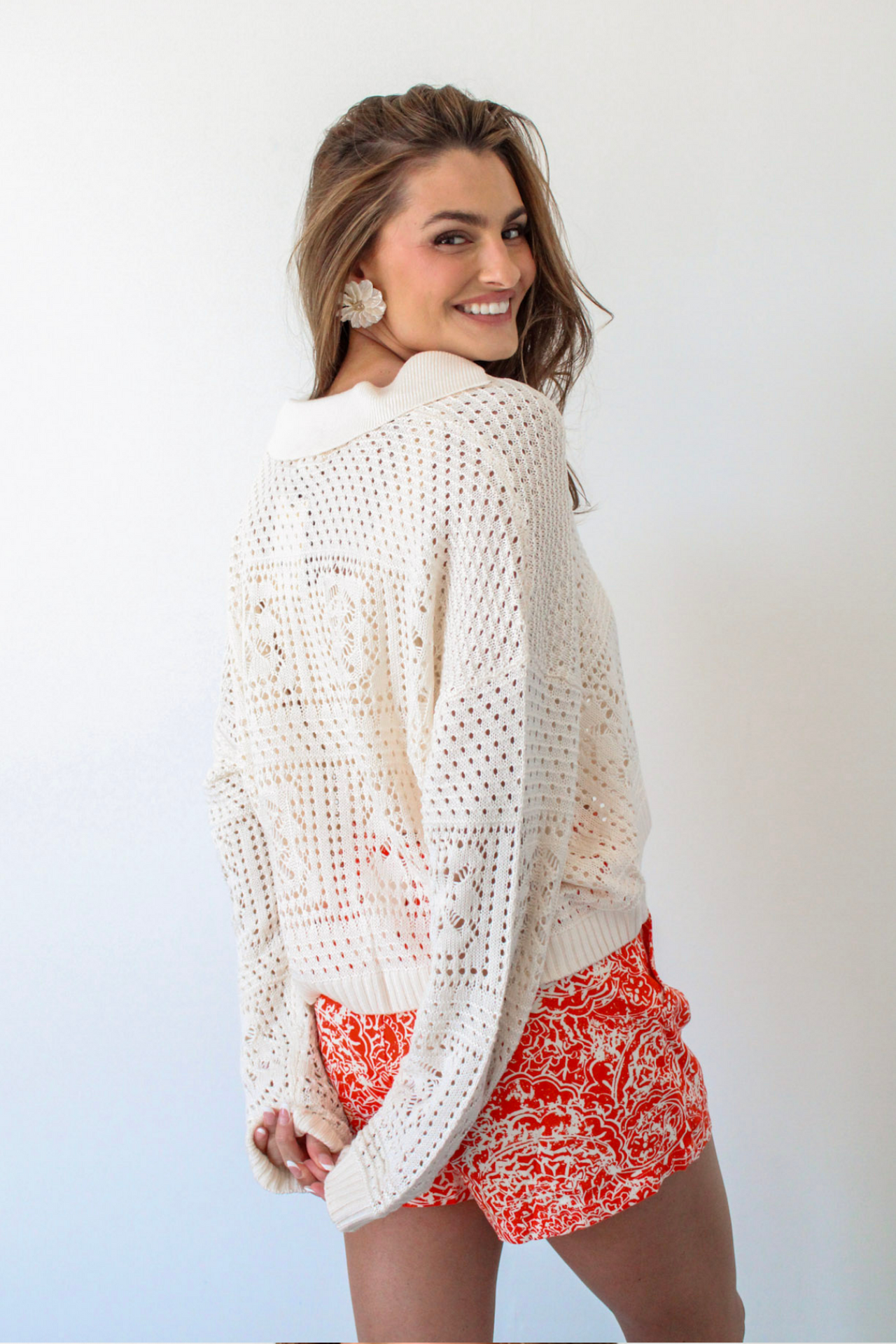 Ibiza Crochet Sweater