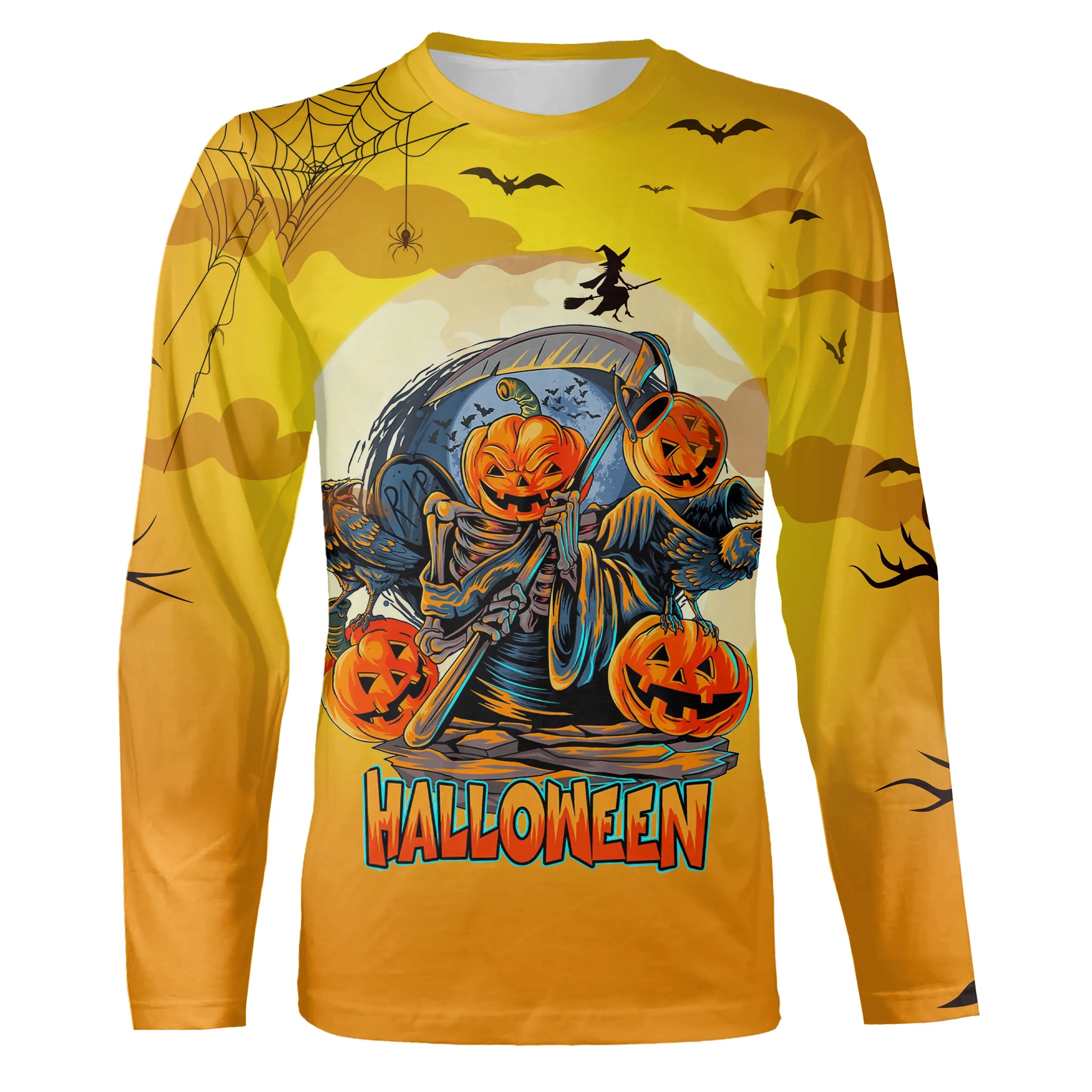 Joyeux Halloween, Citrouille Fantme Halloween, T-shirt 3d Imprimé Partout - CT30092349