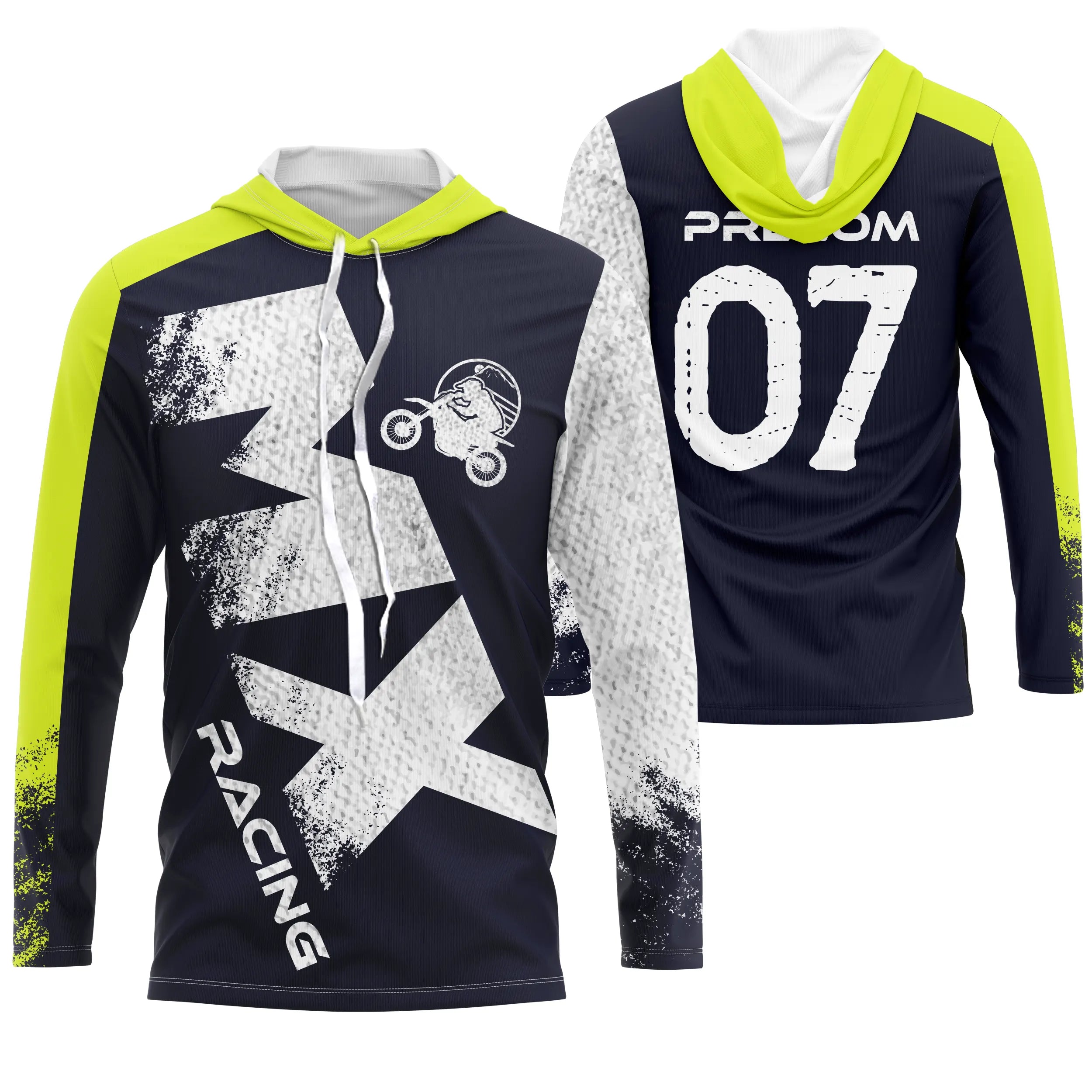 Maillot Cross Protection UV, Cadeau Personnalisé Pilote MX Racing, T-shirt Dirk Bike - CT20122233