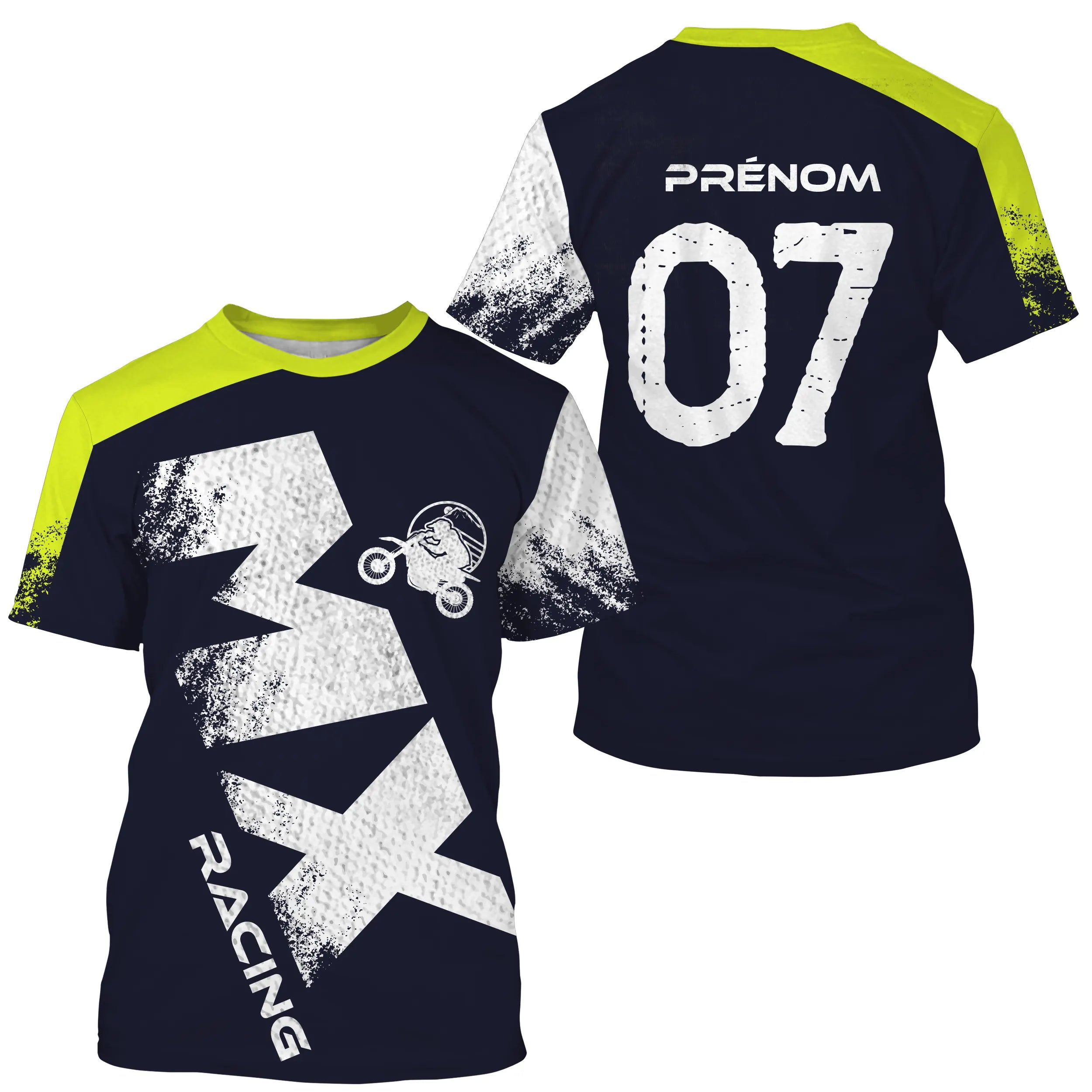 Maillot Cross Protection UV, Cadeau Personnalisé Pilote MX Racing, T-shirt Dirk Bike - CT20122233