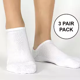 Medium Cotton No Show Socks - Sold as a 3 Pair Pack