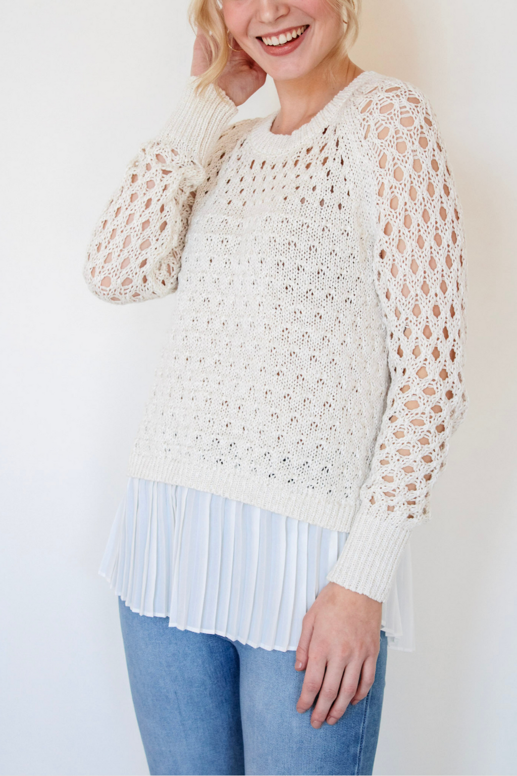 Never Better Crochet Sweater