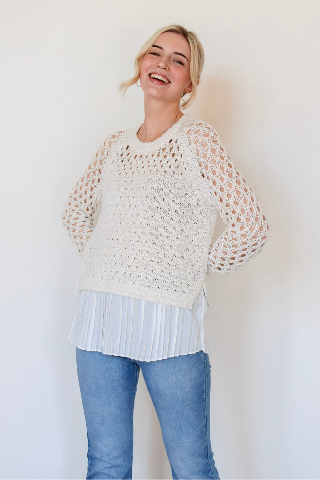 Never Better Crochet Sweater