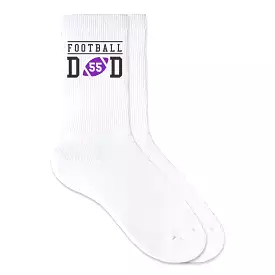 Personalized Football Fan Socks - Football Dad