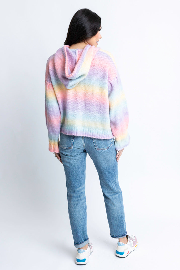 Rainbow Pastel Hoodie Sweater