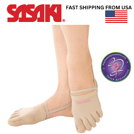 Sasaki 153-F5 RG Rhythmic Gymnastics Five Finger Demi Shoes