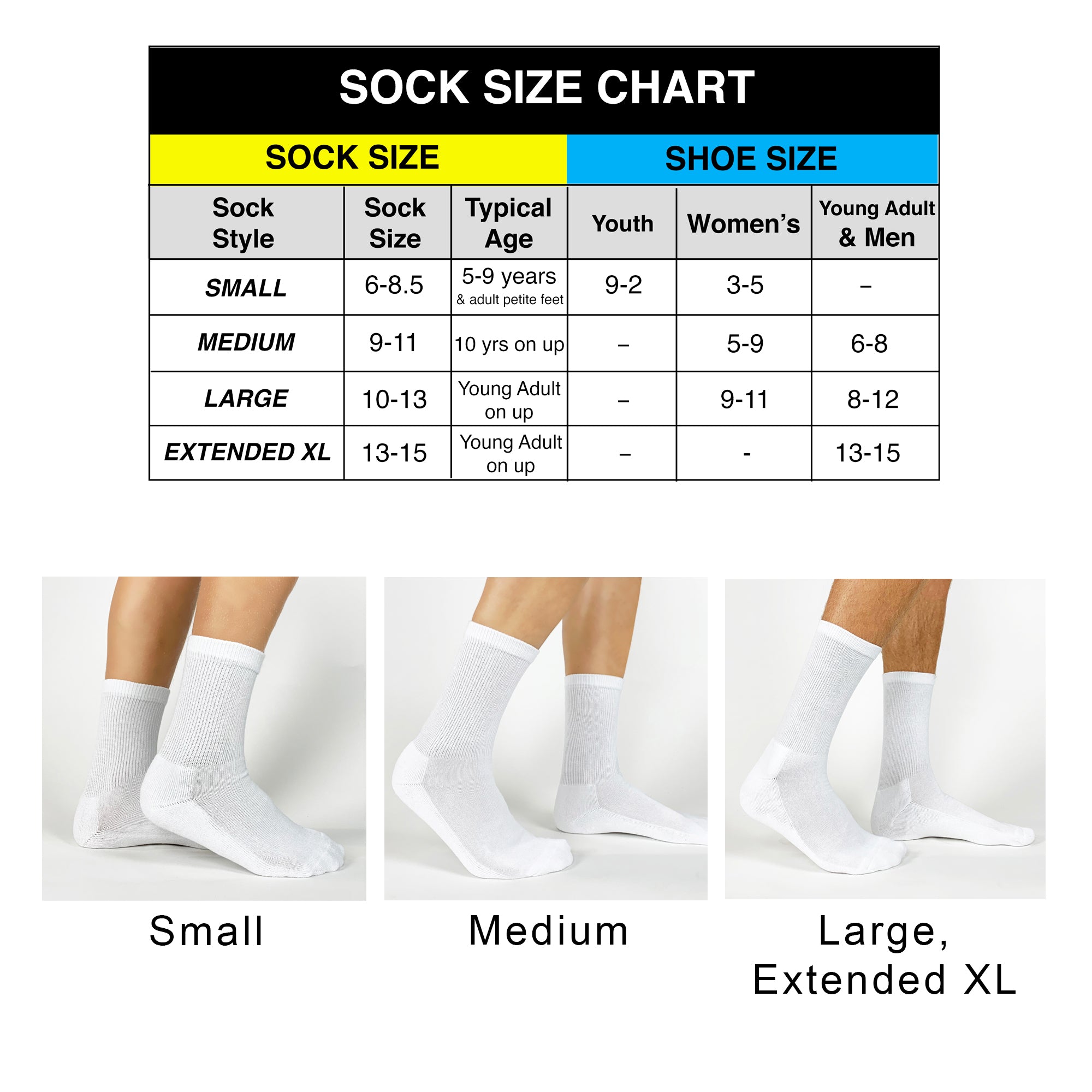 SHIT Volleyball Club White Crew Socks