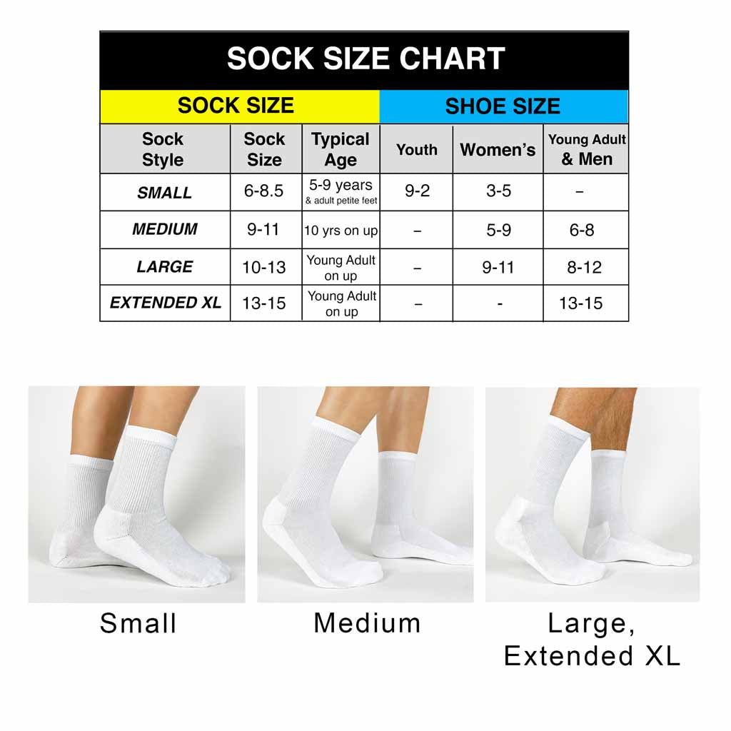 Small Basic Cotton Ribbed Crew Socks - 3 Pair Pack