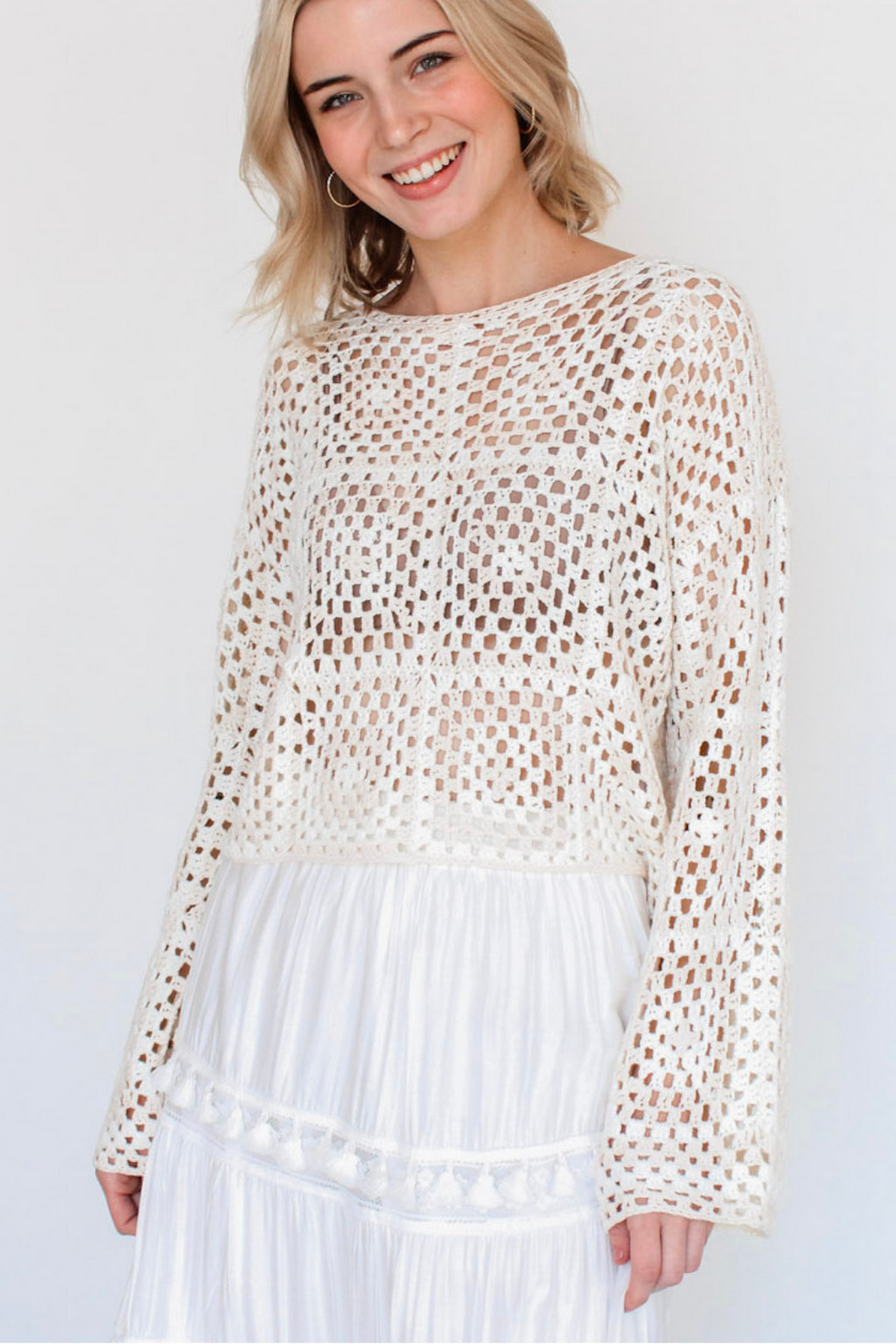 Soho Girl Crochet Sweater