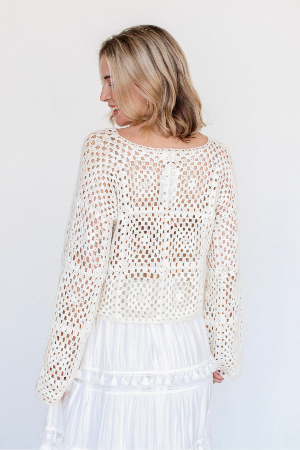 Soho Girl Crochet Sweater