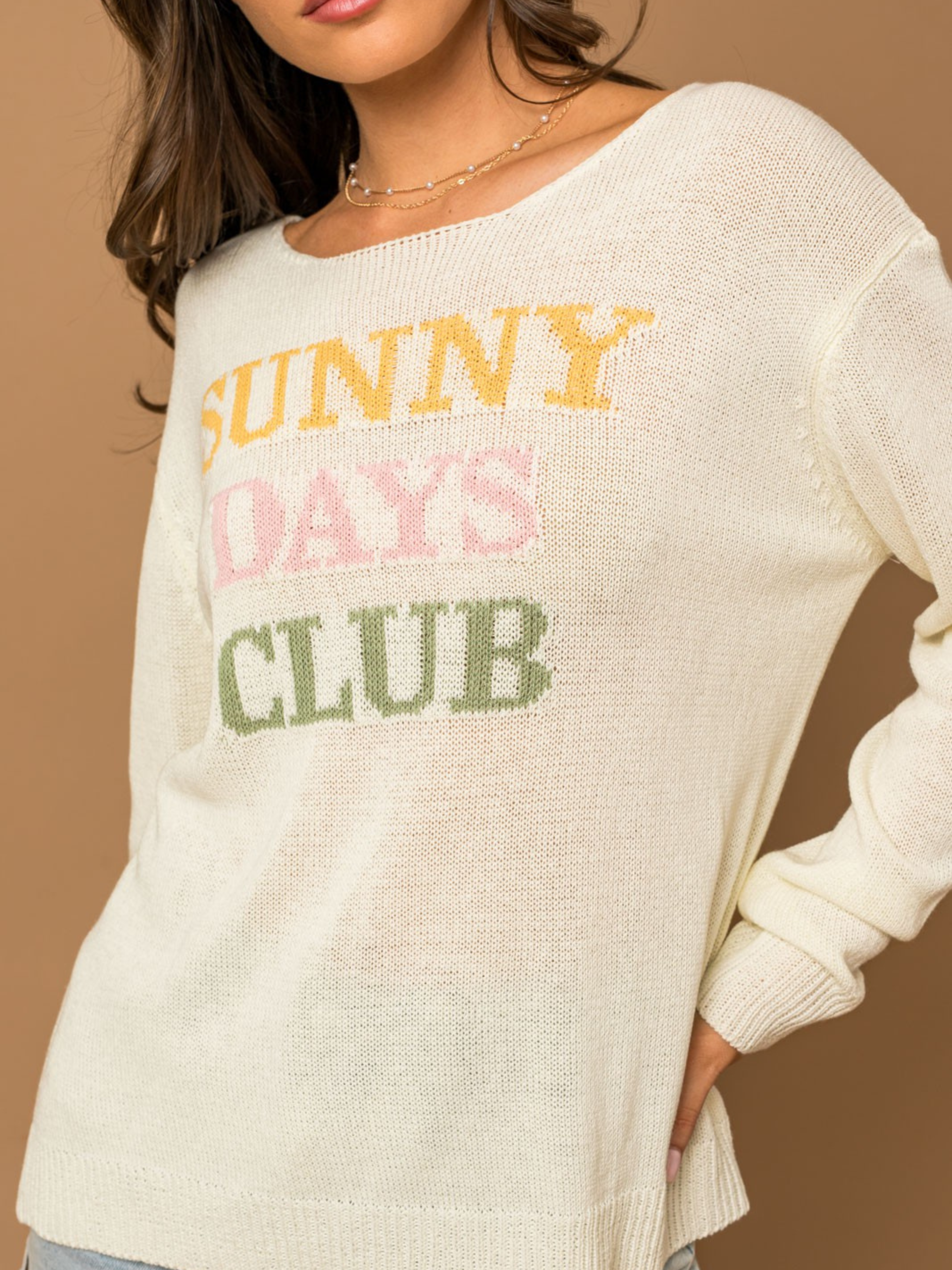 Sunny Day Club Sweater