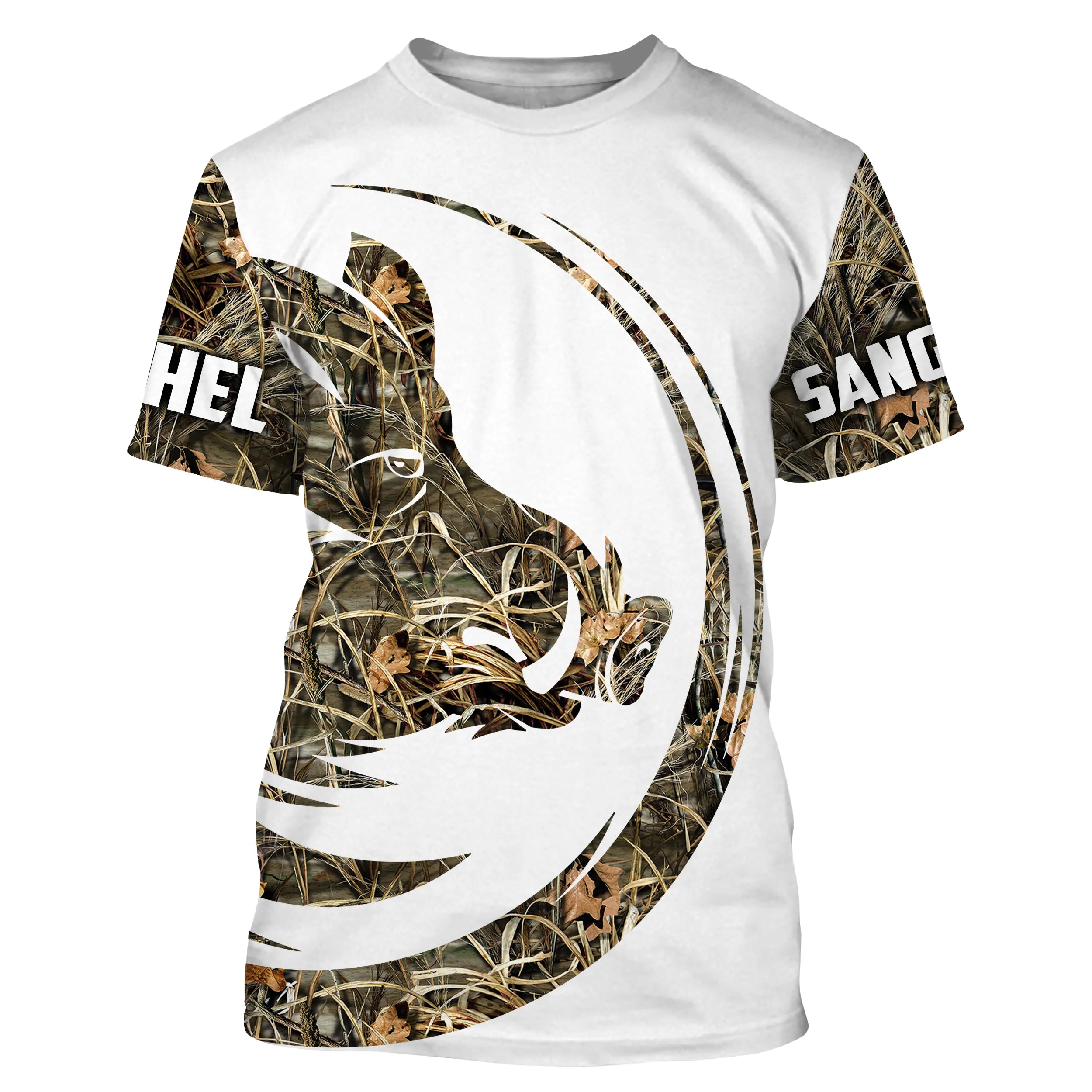 T-shirt Chasse Aux Sangliers, Camouflage Chasse, Cadeau Original Chasseurs - CT12082218_2