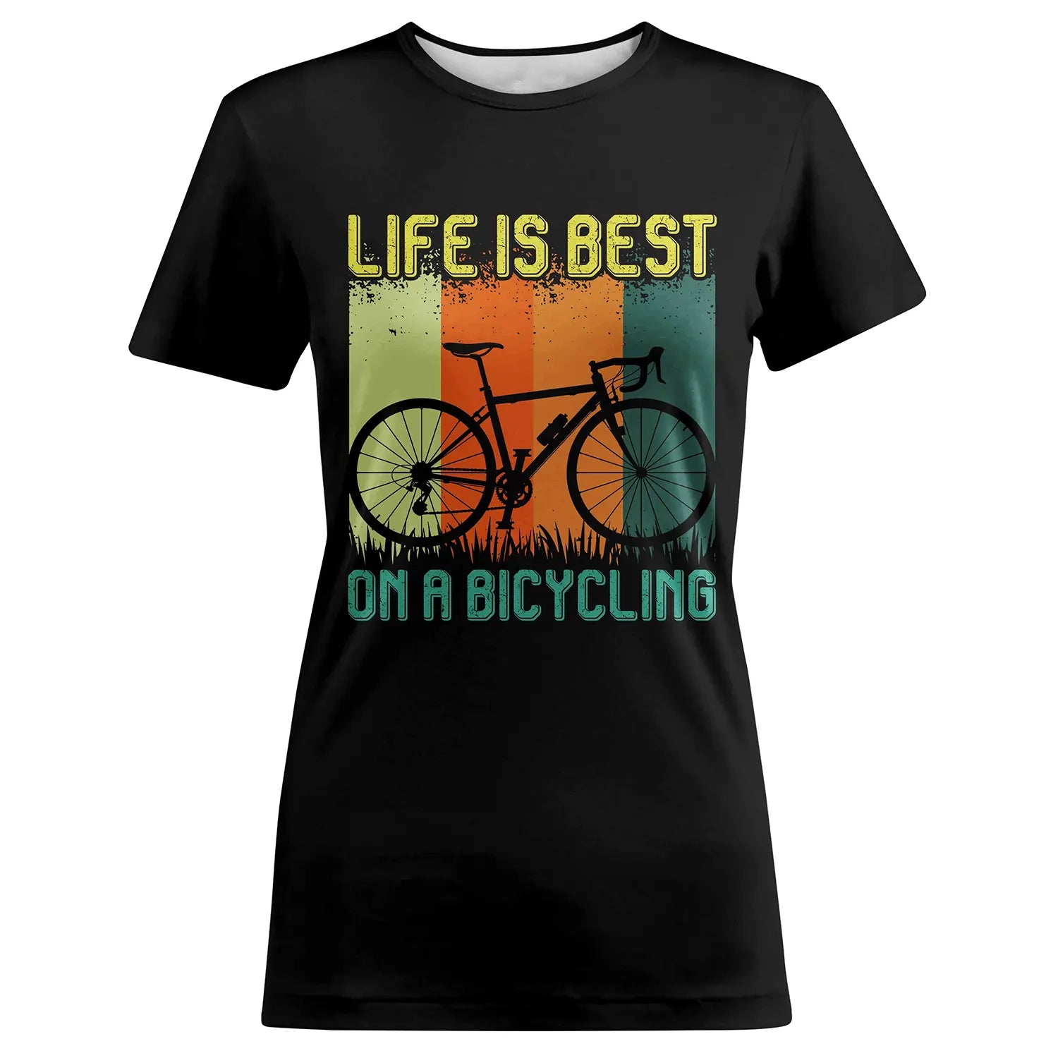 T-shirt Cyclisme La Vie Est Meilleure  Vélo - CT01022430