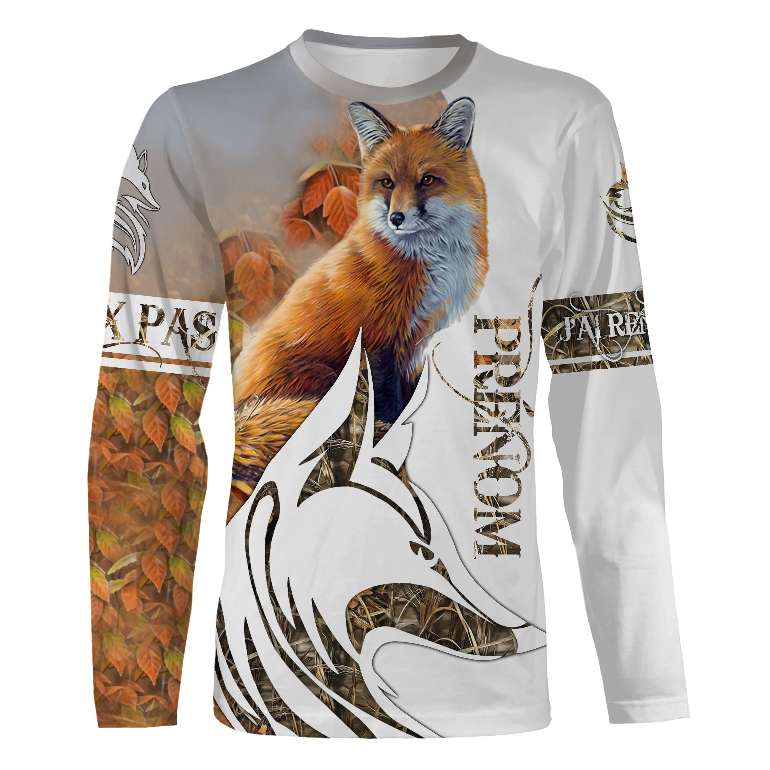 T-shirt, Sweat Chasse Au Renard, Cadeau Personnalisé Chasseur, Camouflage Passion Chasse - CT12112233