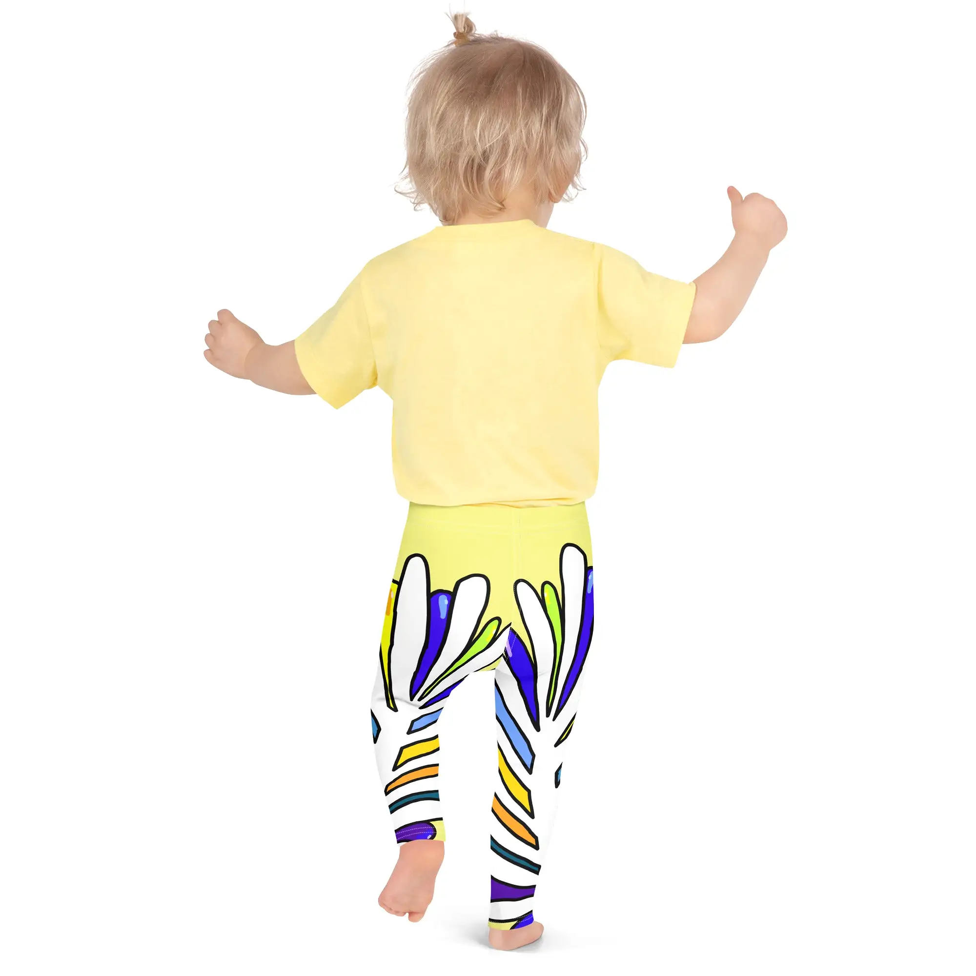 White Leaf Kid's Leggings